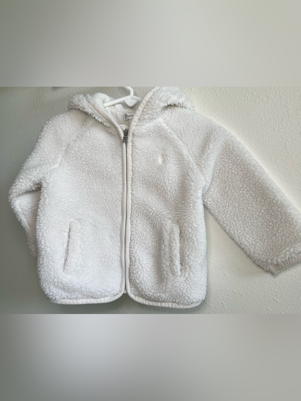 Ralph Lauren Baby Sherpa Bear Ear Jacket